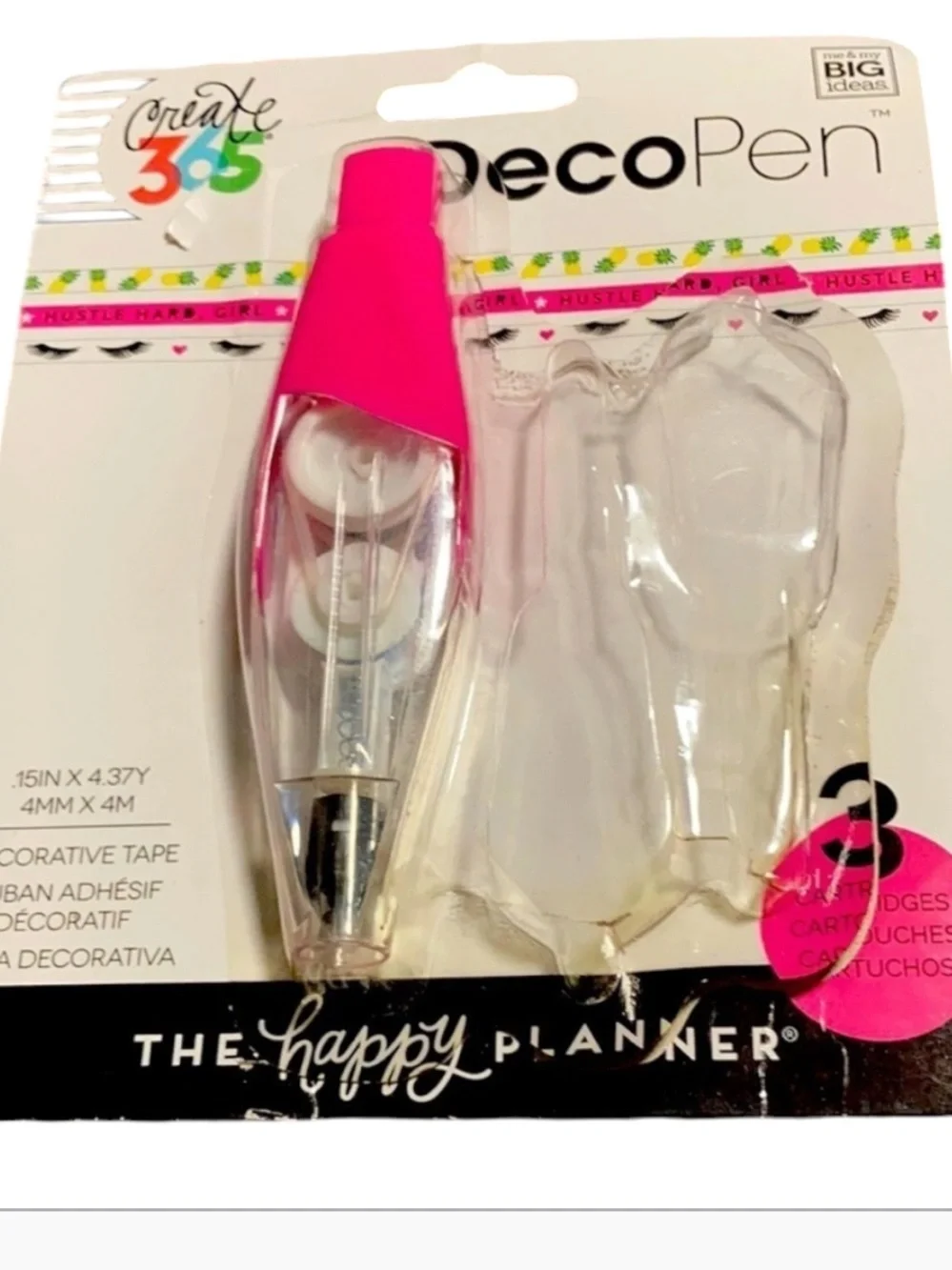 me & my BIG ideas DSP-11 Create 365 The Happy Planner Deco Pen, Rainbow Hearts